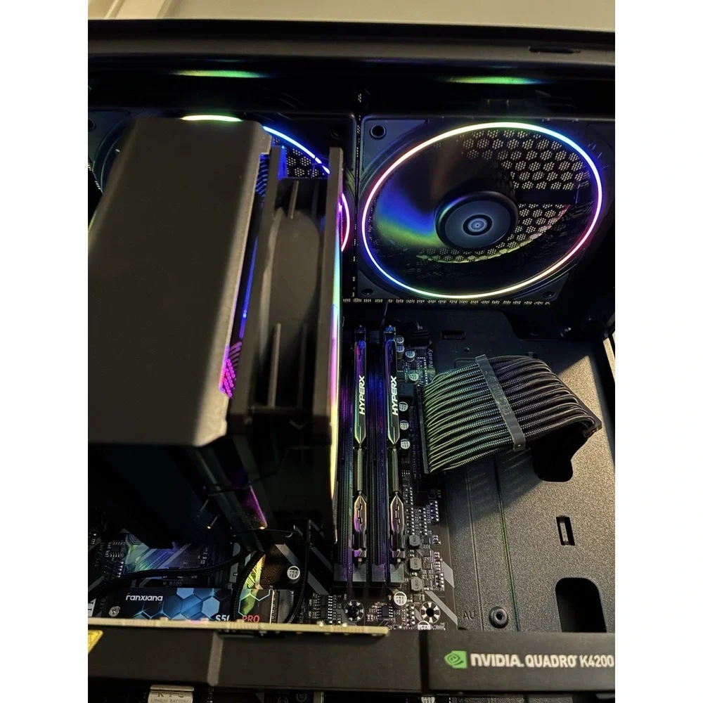 Custom Budget Black Gaming PC Build
